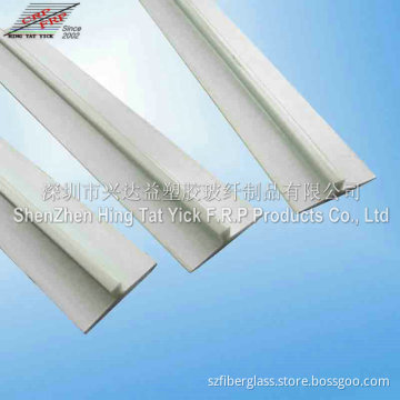 T Shape White FRP Pultruded Profile